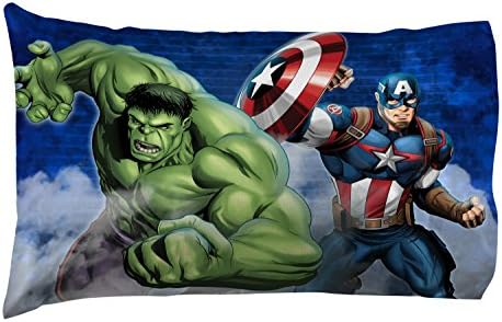 Jay Franco Marvel Avengers Blue Circle Comforter Set Twin