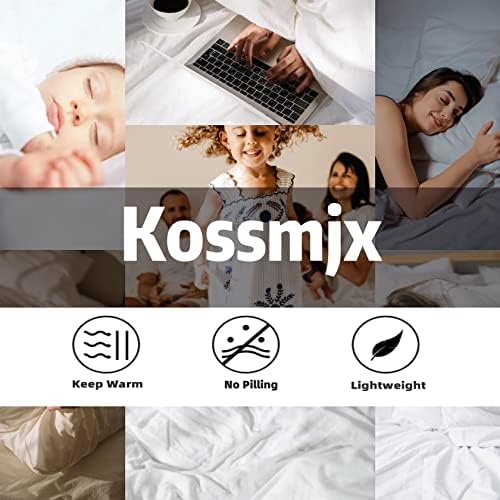 Kossmjx Cat Bedding Set Twin Size with Pillowcase