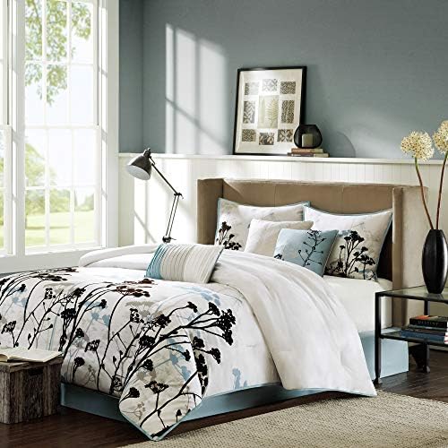 Madison Park Matilda Comforter Set King 104x92 7 Piece White