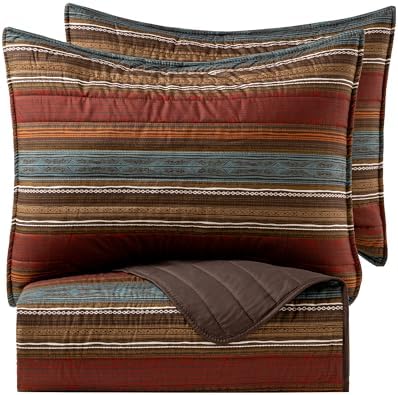 LIRISDOM Bohemian Quilt Set Queen Size 3 Pieces 1