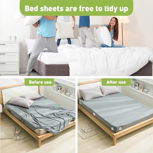 8 Pack ABS Sheet Holders with Lock Strips for Firm Tight Sheets