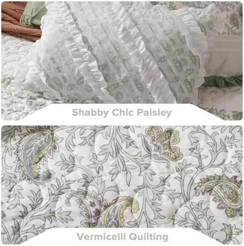 Madison Park Dawn 6 Piece Queen Cotton Coverlet Set