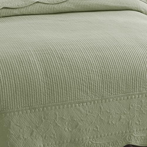 MarCielo 3-Piece Cotton Bedspread Quilt Set