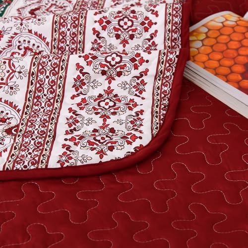 WONGS BOHO KING QUILT SET 103x90 3 PIECES