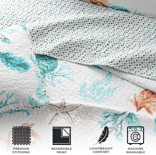 Great Bay Home Coastal Bedding Set - TwinTwin XL