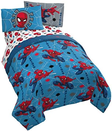 Jay Franco Marvel Spiderman Spidey Faces Comforter Set