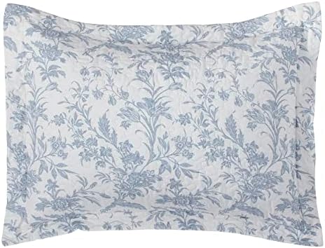 Laura Ashley Queen Quilt Set with Pillow Cover