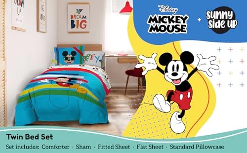 Sunny Side Up Disney Mickey Mouse Twin Comforter Set