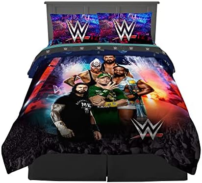 Franco WWE Kids Comforter Set 5 Piece Full Size