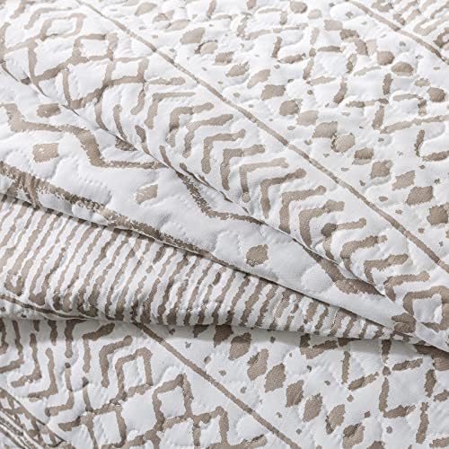 NEWLAKE Reversible Quilt Bedspread Set Queen Size
