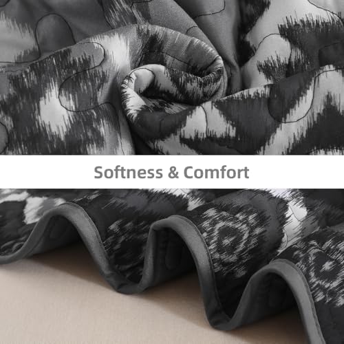 Dintszyayue Boho Quilt Set Queen Size 3 Piece