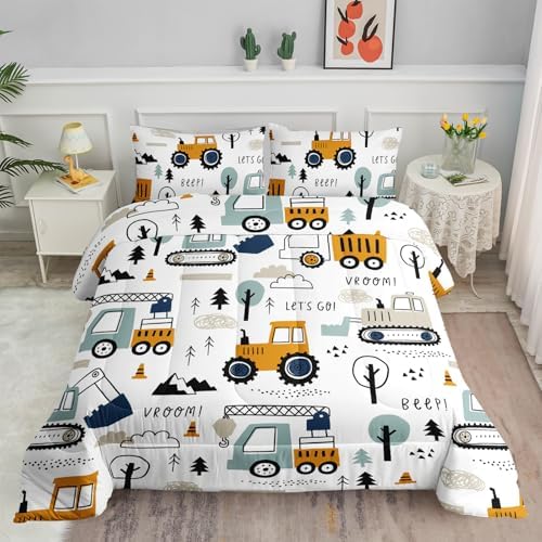 Smell Sunshine Cartoon Car Comforter Set for Kids