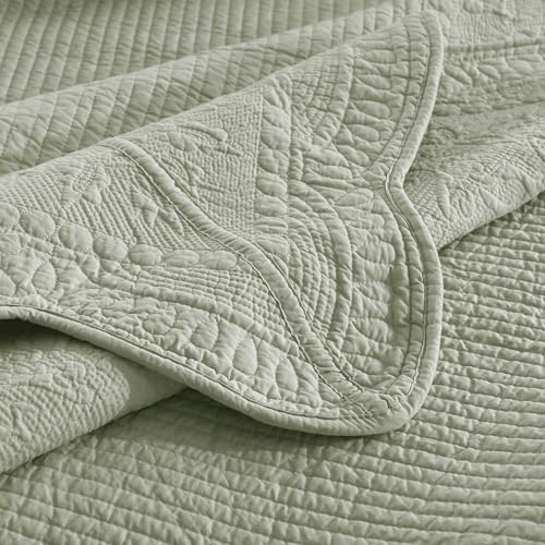 MarCielo 3-Piece Cotton Bedspread Quilt Set