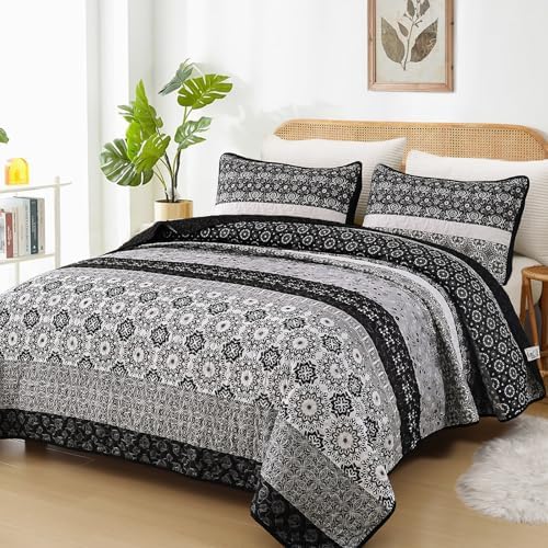 WONGS BEDDING Boho Quilt Set King