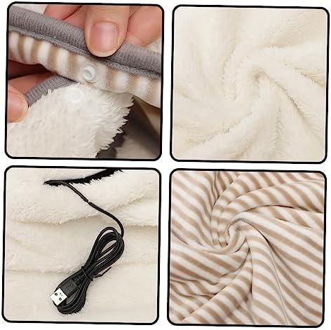 ULDIGI Electric Heated Blanket USB Warming Pad for Home and Office Use