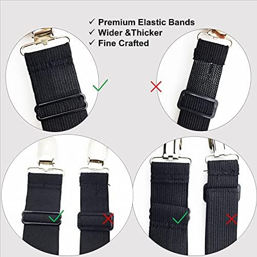 RayTour Sheet Straps Bed Sheet Keeper Holder Set of 4