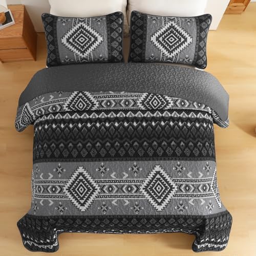 Dintszyayue Boho Quilt Set Queen Size 3 Piece
