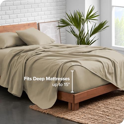 Bare Home Organic Cotton Flannel Sheet Set Twin