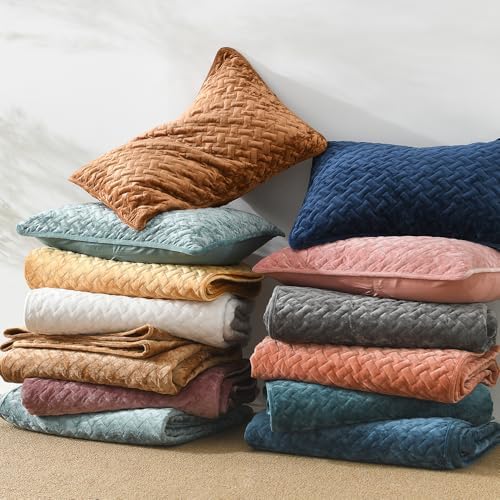 Velvet Comforter Set Queen Size Luxury Bedding