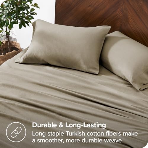 Bare Home Organic Cotton Flannel Sheet Set Twin