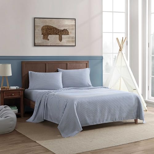 Eddie Bauer Kids Twin XL Sheets with Sham Stain-Resistant and Super Soft