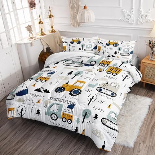 Smell Sunshine Cartoon Car Comforter Set for Kids