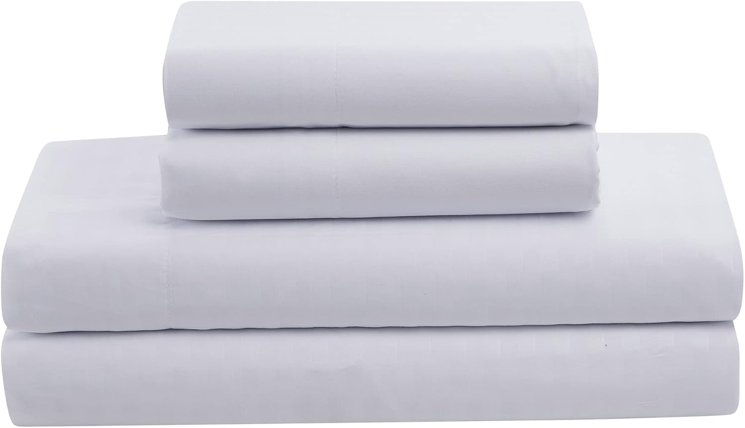 Twin Comforter Set Dobby White 6 Piece Bed in a Bag