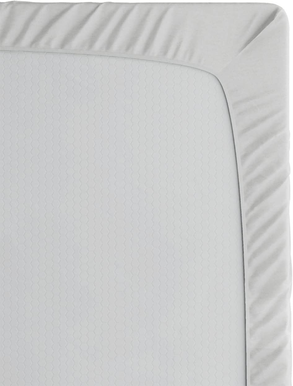 Ambesonne Pug Fitted Sheet - Black Grey White