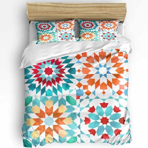 Boanket 3-Piece Queen Bedding Set with Zipper and Pillowcases