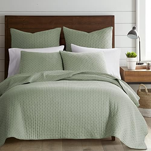 Levtex Home Cross Stitch Quilt Set - KingCal King 1