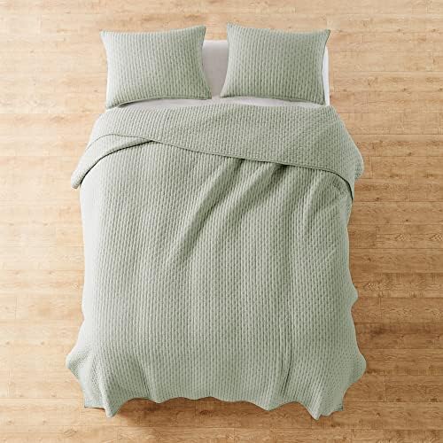 Levtex Home Cross Stitch Quilt Set - KingCal King 1