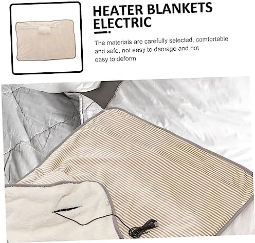 KICHOUSE USB Heated Throw Blanket for Office and Home