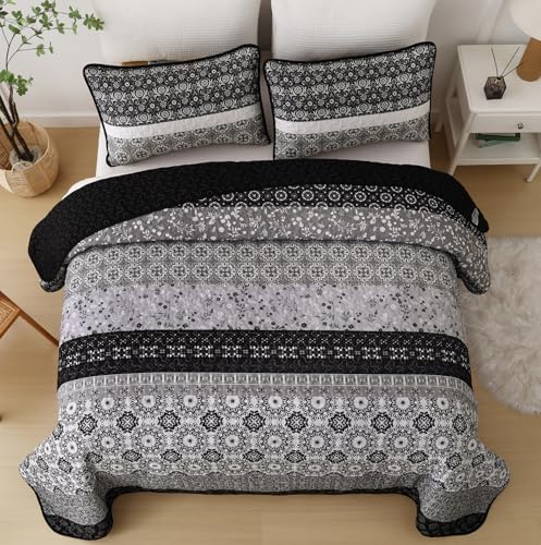 WONGS BEDDING Boho Quilt Set King