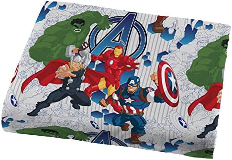 Jay Franco Marvel Avengers Blue Circle Comforter Set Twin