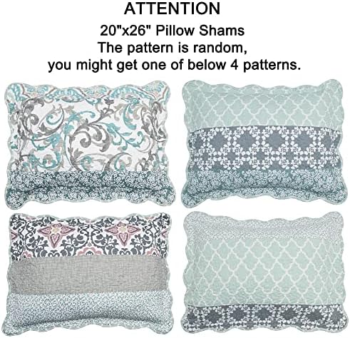 Home Soft Things 9 Piece Striped Bedspread Set