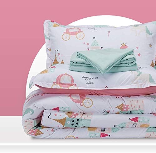 SLEEP ZONE Princess Castle Comforter Set