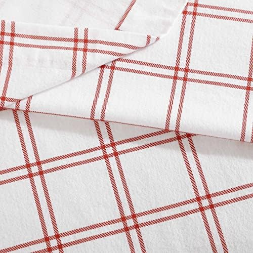 Eddie Bauer Twin Flannel Sheet Set - Cozy Breathable and Oeko-Tex Certified