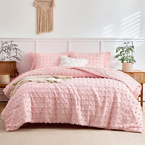 Flysheep 7 Piece Queen Bed in a Bag with Pom Pom Design
