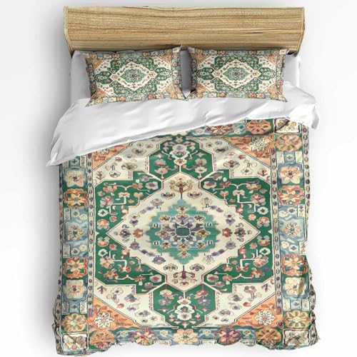 Boanket 3-Piece Queen Duvet Cover Set with Zipper