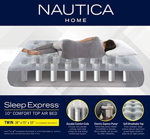 Nautica Home 10 Comfort Top Air Mattress Twin