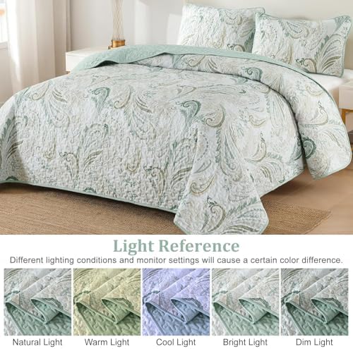 WONGS BEDDING Boho Quilt Set King Size 1