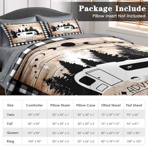 Pamnest Comforter Set Queen Size 7 Pcs Bedding