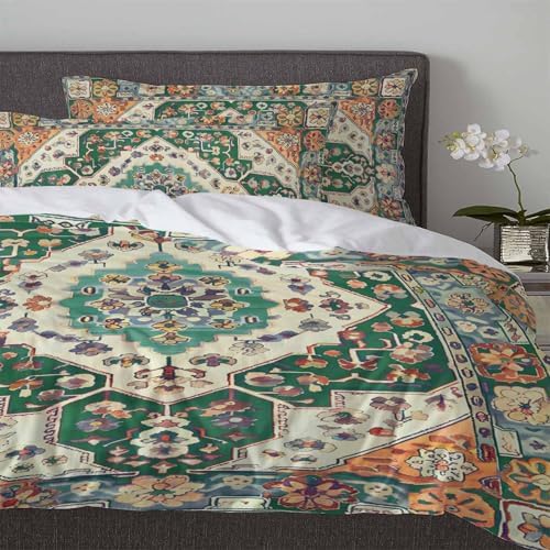 Boanket 3-Piece Queen Duvet Cover Set with Zipper