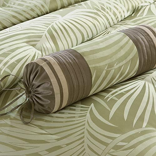 Madison Park Scenic Comforter Set - 7 Piece Olive Green Queen