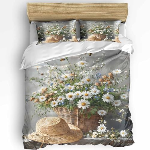 Boanket 3-Piece Queen Duvet Cover Set with Zipper 1
