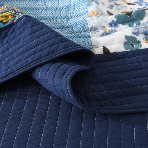 Autumn Dream Reversible Cotton Bedspread Set King Size