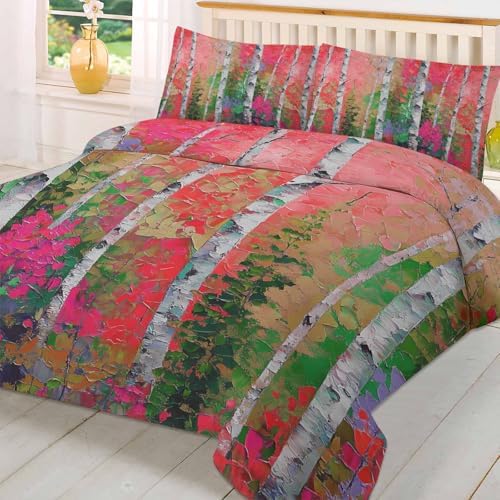 Boanket 3-Piece Queen Bedding Set with Zipper and Tie-In Pillowcases