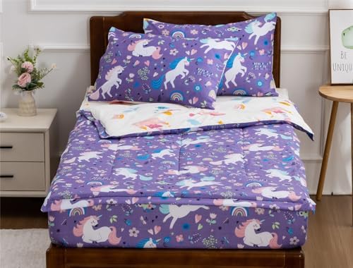 Meeting Story 3pc Twin Kids Comforter Set with Zipper