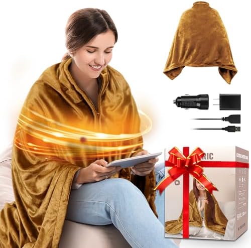 Mefine Heated Blanket for Car and Outdoor Use