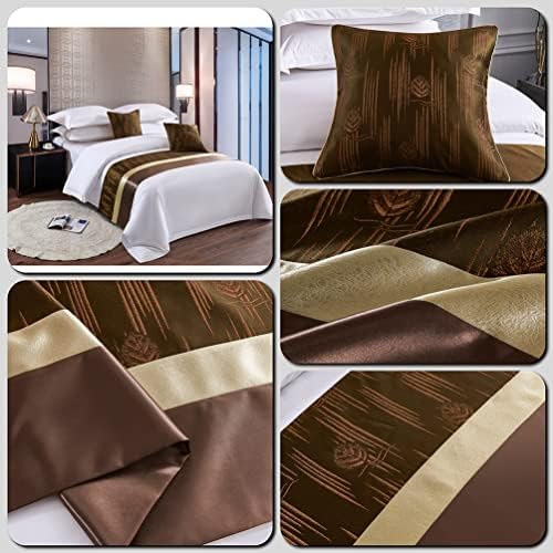 KOMAGOME Bed Runner Scarf Protector Slipcover Decorative